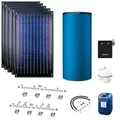 Produktbild: Buderus Solaranlage Logaplus S75 - 5 Kollektoren (11,85m2) SKN4.0-s mit Kombispeicher Logalux P750 S blau - 7739612885
