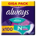Produktbild: Always Daily Fresh Slim Flexistyle Slipeinlagen 100 Stück, Mit Frischeduft, Ultra-dünn Und Passend