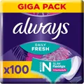 Produktbild: Always Daily Fresh Slim Flexistyle Slipeinlagen ultradünn Frischeduft 100 St.