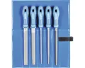 Produktbild: Werkstattfeilen-Set PFERD in Rolltasche 250mm Hieb 1, 5-tlg.