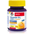 Produktbild: Doppelherz Vitamin D 2000 I.E. Lutschtabletten für die normale Funktion des Immunsystems, gesunde Knochen und Muskelaktivität 40 TABL