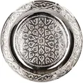 Produktbild: Orientalisches Tablett Mehdia Silberfarben 25cm