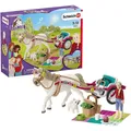 Produktbild: Schleich Horse Club Spielset Kutsche für Pferdeshow Spielfigur Pferdekutsche Set