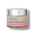Produktbild: The Organic Pharmacy Rose Verjüngende Gesichtscreme, 50 ml – Intensive Faltenkorrektur, Anti-Aging, mit Hagebutte, Centella Asiatica, botanischen Lipiden, organisch 77 %, natürlich 81 %