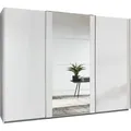 Produktbild: Schwebetürenschrank Bern Kleiderschrank Ausführung wählbar,weiß,360x64x236cm - Weiß
