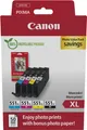 Produktbild: Canon CLI-551XL C/M/Y/BK Photo Value Pack - 4er-Pack - 11 ml - XL - Gelb, Cyan, Magenta, Schwarz - original - Box - Tintenbehälter- / Papierpaket - für MAXIFY MG6650, PIXMA iP8750, iX6850, MG5550, MG5650, MG6650, MG7550, MX725, PIXUS MG7550