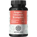 Produktbild: NATURE LOVE® Augenvitamin Komplex - 90 Kapseln mit Vitamin A - mit Lutein, Zeaxanthin und Vitamin E