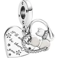 Produktbild: Pandora Charm Anhänger 799546C01 Cats Hearts Sterling Silber 925 - Silber