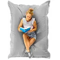 Produktbild: Green Bean Sitzsack XXL 140x180cm 380 Liter Kinder & Erwachsene Bean Bag EPS Perlen Füllung Riesensitzsack Groß Draußen Outdoor Liegekissen Waschbar Wetterfest Lounge Sitzkissen Bodenkissen Steingrau