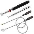 Produktbild: 4 Stück Teleskop Magnetstab, Magnet Teleskopstab 60cm Flexibler Magnetheber M...