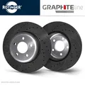 Produktbild: 2x ROTINGER HIGH PERFORMANCE GRAPHITE SPORT-BREMSSCHEIBE VORNE VA - AUDI A6