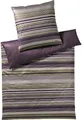 Produktbild: JOOP! Mako-Satin-Bettwäsche-Garnitur Micro Lines Farbe Purple Ivy Größe 135x200+80x80cm AL