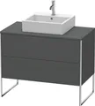 Produktbild: Duravit XSquare Konsolenwaschtischunterbau bodenstehend, 2 Auszüge, 1000x778x548mm, XS492104949