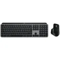 Produktbild: LOGITECH MX Keys S Combo for Mac, Space Gray, schwarz/grau, Logi Bolt, USB/Bluetooth, DE