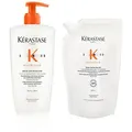 Produktbild: Kérastase Nutritive Bain Satin Riche Refill Bundle - Shampoo 500 ml + Nachfüllpack 500 ml
