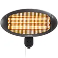 Produktbild: TROTEC IR 2000 S Terrassenheizstrahler Infrarot – 2.000 W, 3 Heizstufen, Wandmontage, optionales Stativ, Quarzstrahler, IP34