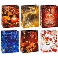Produktbild: TSI Geschenktüte 83018 Weihnachten Serie 8, Geschenktasche, 18 x 23cm, sortiert, 12 Stück