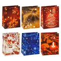 Produktbild: TSI 12er Pack Geschenktüten Weihnachten mittel Weihnachtstüte Geschenkbeutel