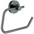 Produktbild: Grohe Essentials WC-Papierhalter 40689A01 hard graphite, ohne Deckel, verdeckte Befestigung