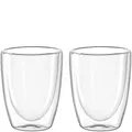 Produktbild: Leonardo DUO Doppelwandbecher 2er Set, Glas für Tee und Kaffee, Heissgetränk Tasse, Höhe 11 cm, 300 ml, Glas, 053060