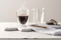 Produktbild: Leonardo DUO Doppelwandbecher klar 2er-Set 300ml Espresso Kaffee Tee Becher Glas