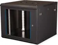 Produktbild: VALUE 19-Zoll Wandgehäuse 600x600mm schwarz Bausatz 9 HE (26.99.0829)
