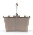 Produktbild: BK6054 Reisenthel Einkaufskorb carrybag Kunstfaser herringbone mokka ~D~