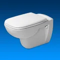 Produktbild: Duravit D-Code Wand Tiefspül WC Klosett mit WC-Sitz Weiß Toilette