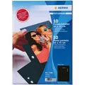 Produktbild: Herma Fotohüllen 7786 Fotophan, 10 x 15cm, A4, 10 Hüllen für je 4 Fotos, Querformat, schwarz