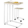 Produktbild: CASARIA Beistelltisch Couch 50x35cm Holz - Weiß