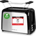 Produktbild: Toaster Emerio TO-123924 mit Röstaufsatz 2 Scheiben Edelstahl 7 Bräunungsstufen