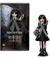 Produktbild: Monster High Wednesday Addams Puppe  in Schuluniform+ eiskaltes Händchen NEU/OVP