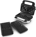 Produktbild: Tefal SW7011 Snack XL Sandwichmaker & Waffeleisen |  antihaftbeschichtet,850W