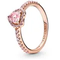 Produktbild: Pandora Fingerring ROSE Ring Herz für Damen von PANDORA rosa 48