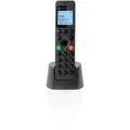 Produktbild: Motorola DOT201 DECT-Telefon, Freisprechen, Anrufsperre, 100 Kontakte, Telefonbuch – Schwarz