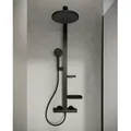 Produktbild: Ideal Standard Alu+ Duschsystem BD583XG  mit Ceratherm Thermostat, 2 Ablagen, Silk Black