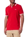 Produktbild: BOSS Herren Paddy Curved Polohemd, Rot, S EU