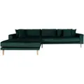 Produktbild: ebuy24 Ecksofa, Grün, Textil, L-Form, 290x170 cm, Wohnzimmer, Sofas & Couches, Wohnlandschaften, Ecksofas