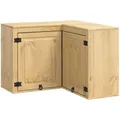 Produktbild: vidaXL Schrank mit Regal Honig 80 x 80 x 60 cm Massives Kiefernholz 42007569