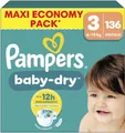 Produktbild: Pampers Baby Dry Gr3 6-10kg Midi 136St Packung