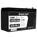 Produktbild: Green Cell® AGM 12V 8,5Ah Akku Vlies Batterie VRLA Blei Batterie Bleiakku Ersatzakku Versorgungsbatterie Zyklenfest Wartungsfrei für Alarm, USV, UPS, Energiereserve, Sicherheitstechnik, Telekom