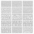 Produktbild: Buchstaben Schablone 15 Stück Buchstabenschablonen Alphabet Schablonen Schrif...