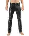 Produktbild: BOCKLE Lederhose Bockle® NEW 411 Leather Jeans Herren Lederhose Echtleder Rind