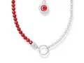 Produktbild: Thomas Sabo KE2190-007-10-L45v Kette - Carrier - Glieder Beads in Rot - Silber & Emaille - Rot - 40 bis 45 cm
