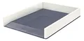 Produktbild: Leitz WOW Briefkorb, perlweiß /grau, 53611001