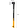 Produktbild: Fiskars X28, Einzelne Axt, Spaltaxt, 1 Stück(e), Schwarz, Orange, Stahl, 710 mm, 1,77 kg