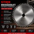 Produktbild: STIER Kreissägeblatt Profi Holz Hartfaserplatten Gispkartonplatten div