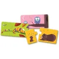 Produktbild: DJECO Puzzle Tiermütter und Jungtiere 12x2 Teile