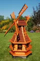Produktbild: DSH DEKO SHOP HANNUSCH Gartenfigur Gartenwindmühle WM 95 bitum, Norddeutsche Windmühle Gesamthöhe: 100 cm