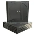 Produktbild: MediaRange 1er CD-/DVD-Hüllen Jewel Cases schwarz, 5 St.
